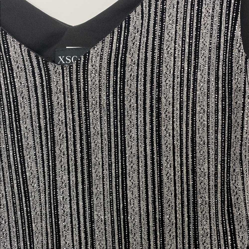 Vintage Xscape glitter striped Y2K blouse - Picture 5 of 5